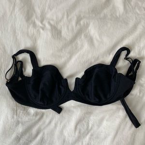Monday Swimwear Black Underwire Clovelly Swim Top